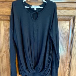 Girls Moa Moa black shirt